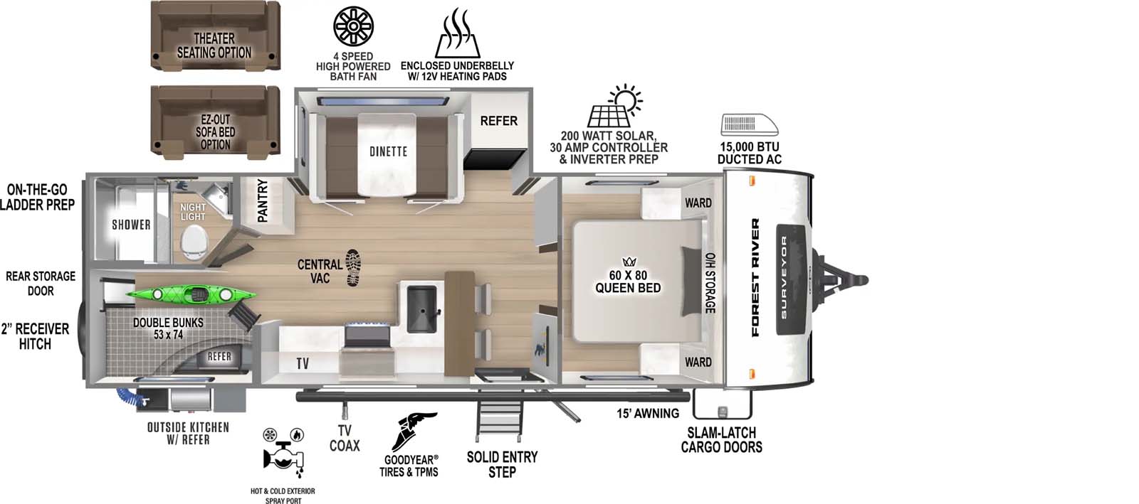 260BHLE Floorplan Image